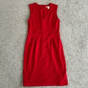 Banana Republic red sheath dress